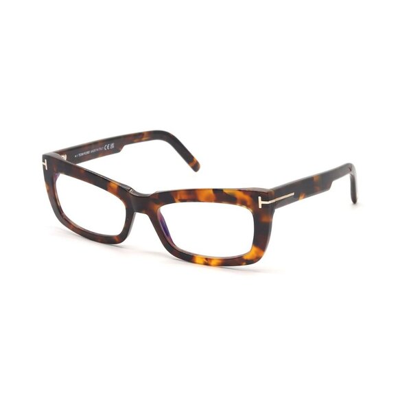 NEW TOM FORD FT5966-B 052 HAVANA WOMEN EYEGLASSES TOM FORD TF5966 052 - Picture 1 of 3